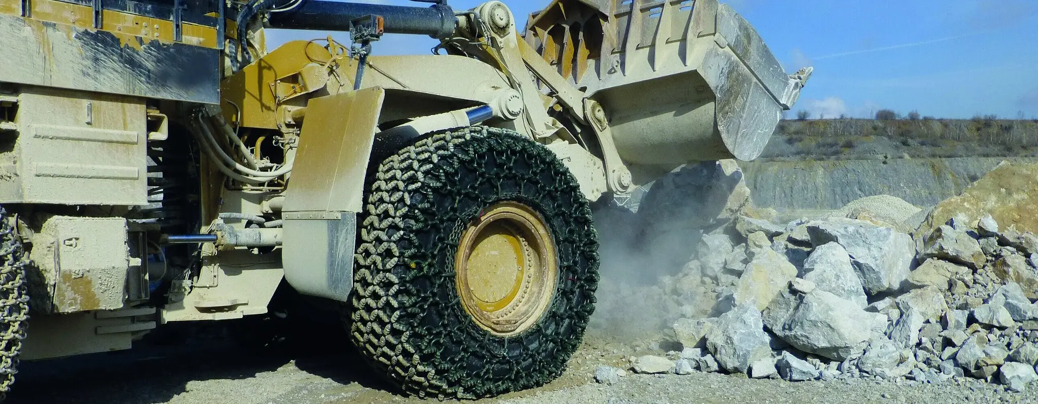 Maden sahasında zincir